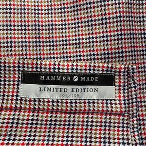 Hammer Made Limited Edition Colorful Check Cotton Long Sleeve Dress Shirt M-L/16
